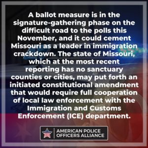 Missouri Wants State-Wide Cooperation with ICE - American Police Officers Alliance