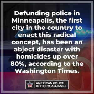 Cities who voted to defund police - American Police Officers Alliance