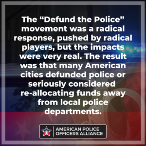 Cities Who Have Defunded Police - American Police Officers Alliance