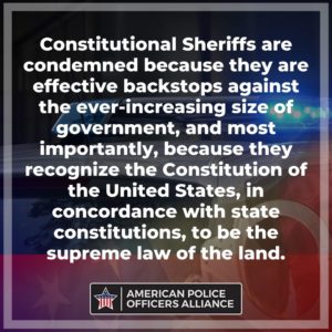 Constitutional Sheriff - American Police Officers Alliance