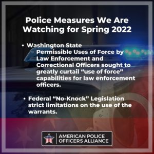 Police Measures Spring 2022 - American Police Officers Alliance