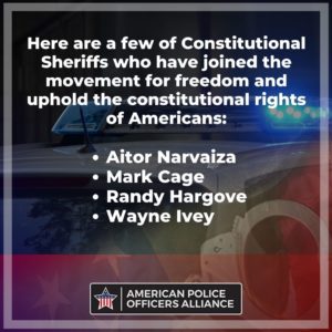 Top Constitutional Sheriffs - American Police Officers Alliance