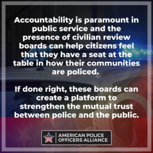 Police Review Boards - American Police Officers Alliance