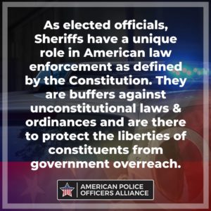 Power to Remove Democratically Elected Sheriffs - American Police Officers Alliance