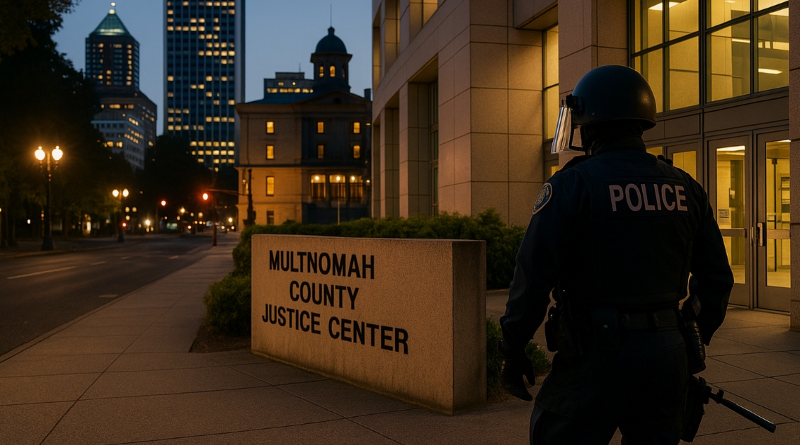 Standing Tall for Law Enforcement President Trump's Decisive Action in Portland - Featured Image